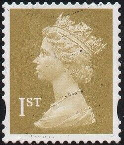 2002 GB2295 Queen Elizabeth II Machin 1st Gold