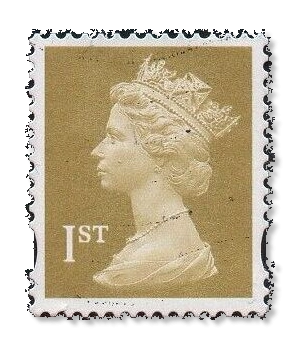 2002 GB2295 Queen Elizabeth II Machin 1st Gold
