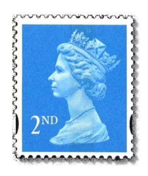 Queen Elizabeth II Machin 2nd Bright Blue