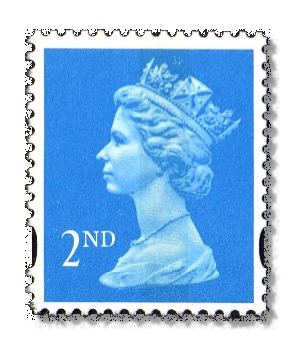 Queen Elizabeth II Machin 2nd Bright Blue