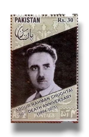 Abdur Rahman Chugtai, Artist