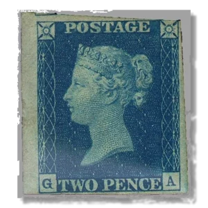 Penny Blue Imperf.