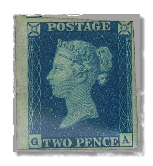 Penny Blue Imperf.