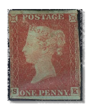 1841 GB8 Queen Victoria Brown Imperf.
