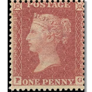 1854 GB40 Queen Victoria Red Perf.