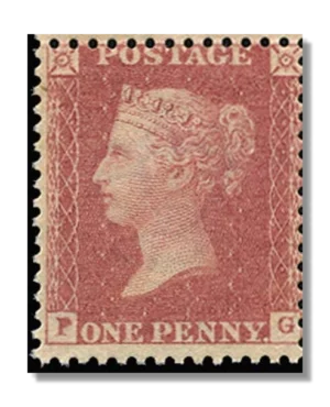 1854 GB40 Queen Victoria Red Perf.