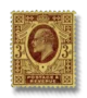 King Edward VII Purple on yellow