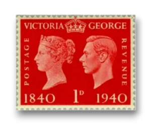 Centenary of Postage Stamps Red