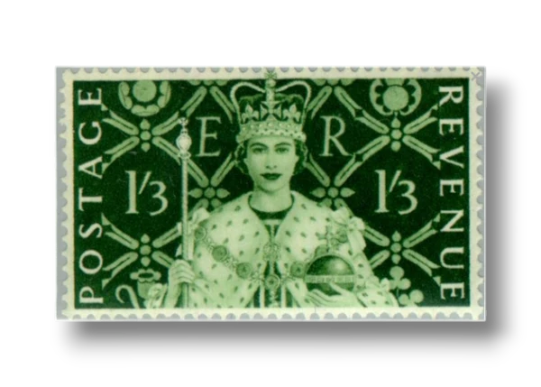 Queen Elizabeth II, green