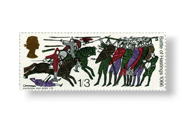 Norman Horsemen attacking Harold's Troops