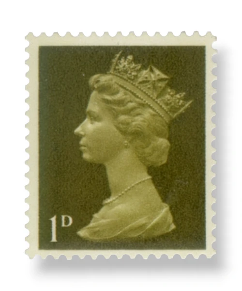 Queen Elizabeth II - 1d Predecimal Machin