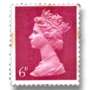 Queen Elizabeth II - 6d Predecimal Machin