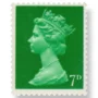 Queen Elizabeth II - 7d Predecimal Machin