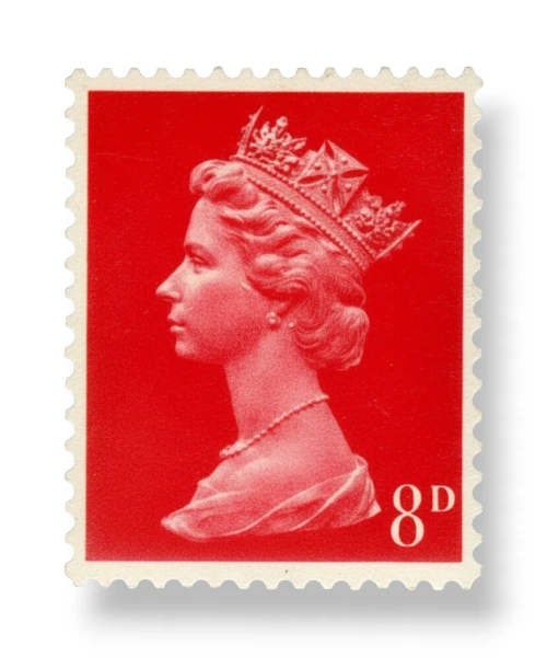 Queen Elizabeth II - 8d Predecimal Machin