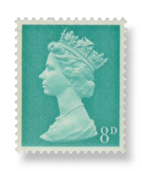 Queen Elizabeth II - 8d Predecimal Machin