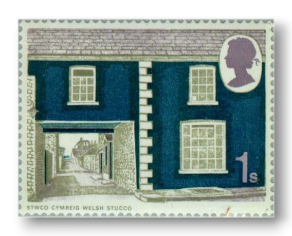 British Rural Architecture Welsh stucco
