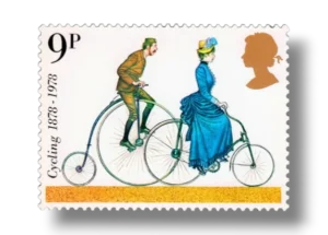 Pennyfarthing and 1884 Safety Bicycle