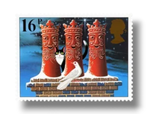 The Three Kings chimney pots