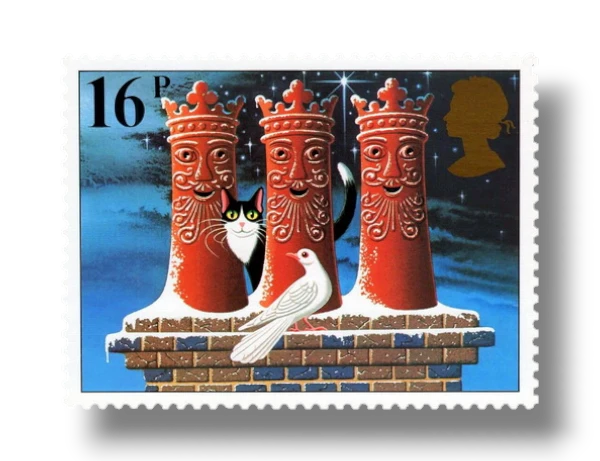 The Three Kings chimney pots