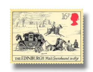 Edinburgh Mail snowbound 1831