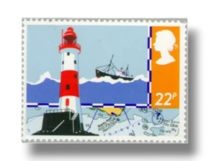 Beachy Head Lighthouse and chart