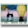 Light Bulb and North Sea Oil Drilling (Energy)