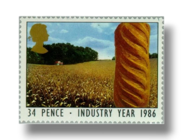 Loaf of bread and cornfield Agriculture